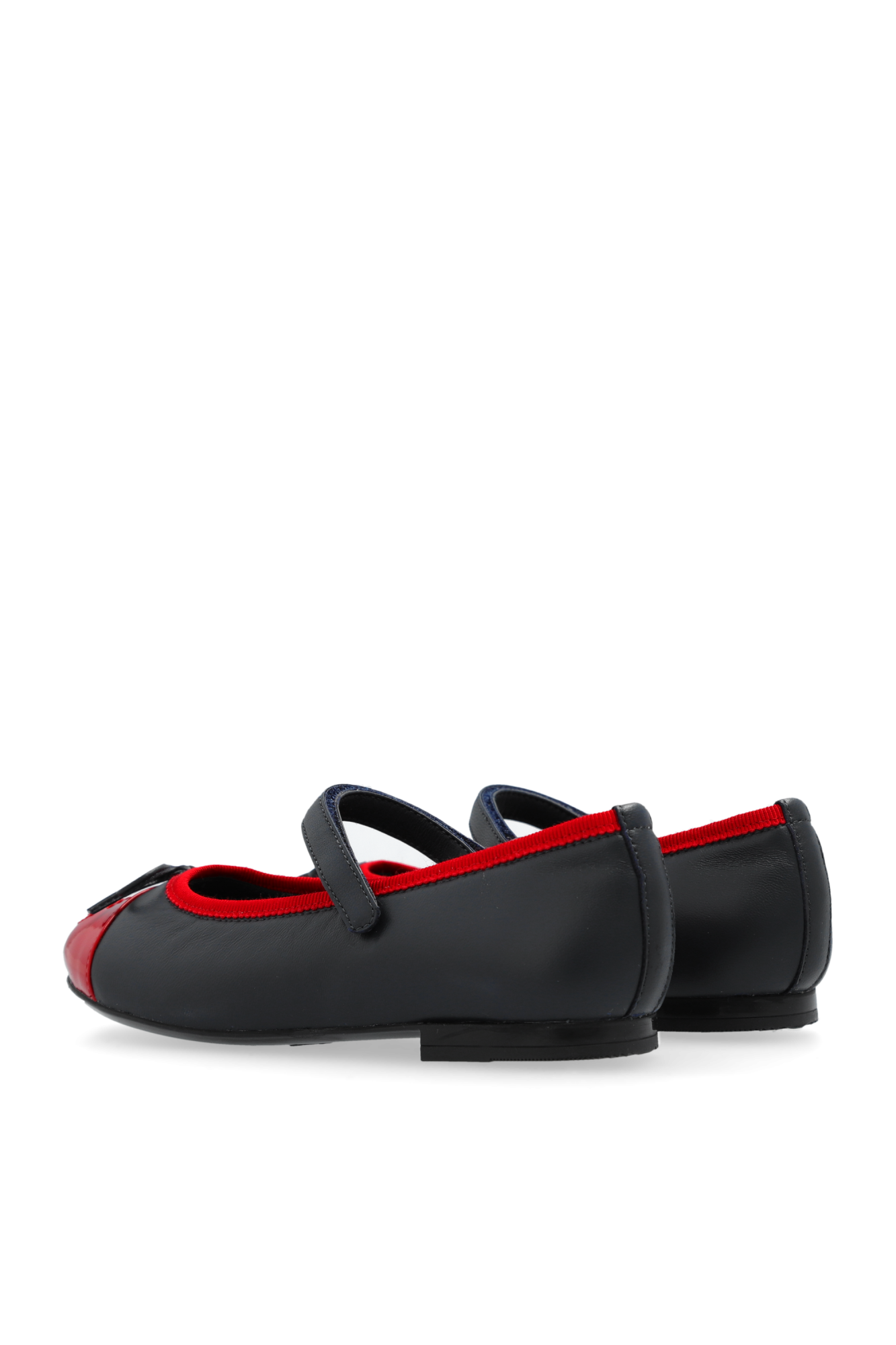 Dolce & Gabbana Kids Leather ballerinas with logo | Kids's